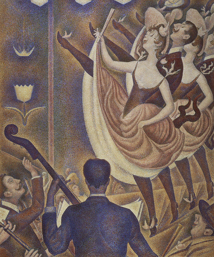 Le Chahut Painting by Pierre Seurat