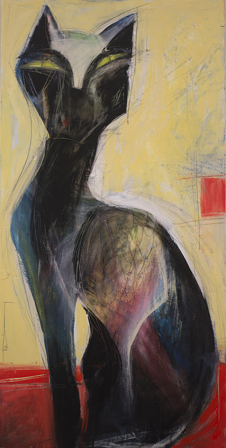 Le Chat Painting by Tim Nyberg