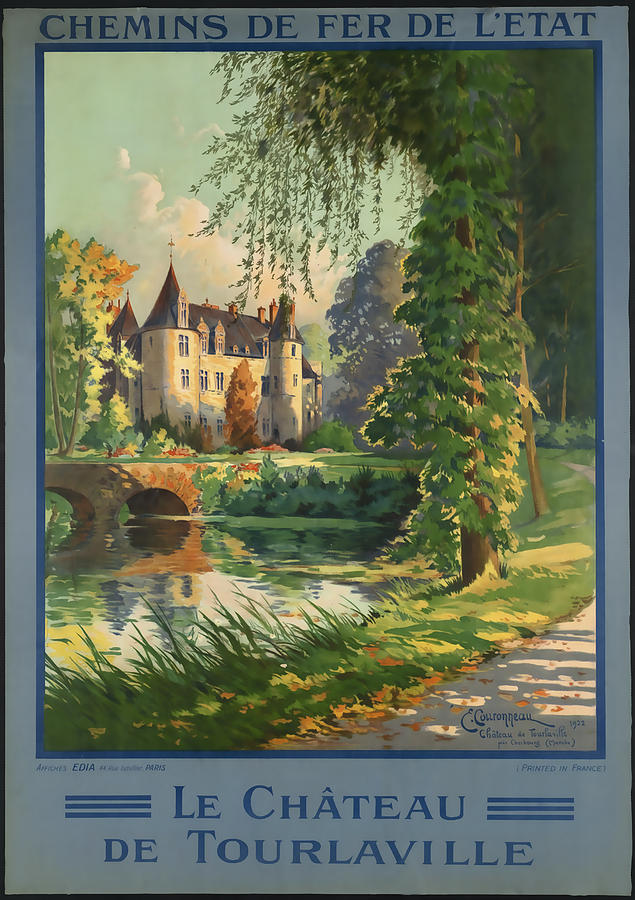 Le Chateau De Touraville Mixed Media by David Wagner