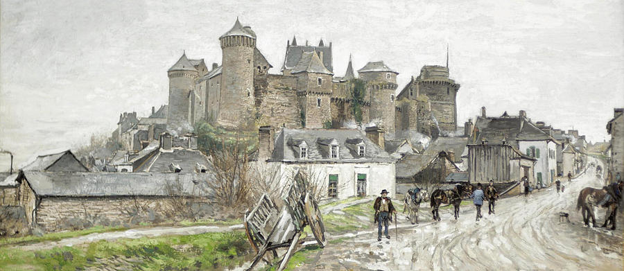Le Chateau Drawing by Ludovic Piette