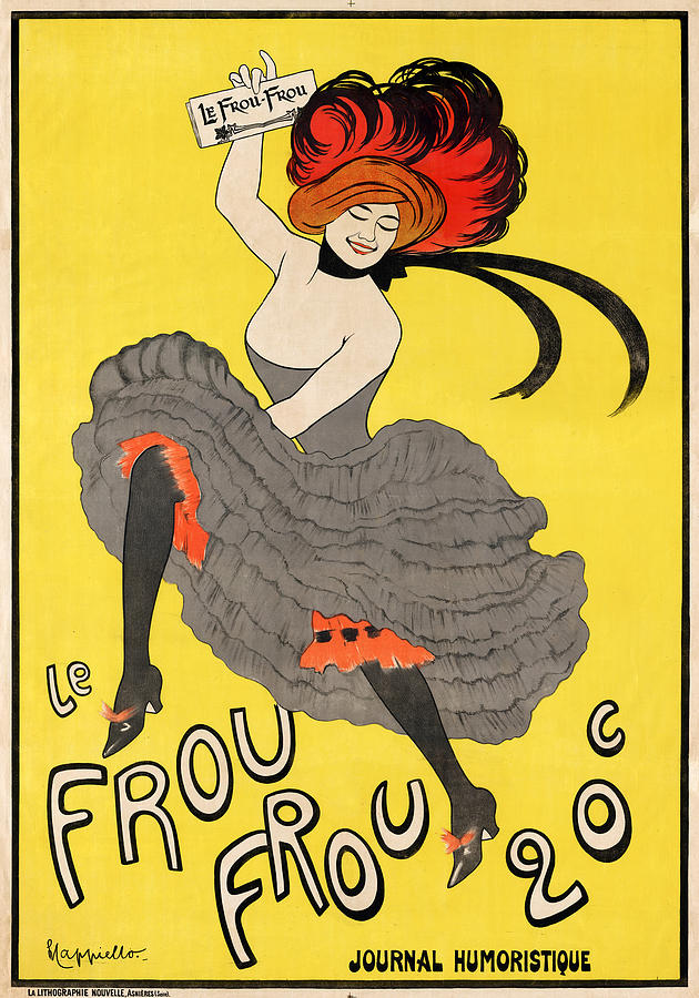 Le Frou Frou journal humoristique Drawing by Leonetto Cappiello