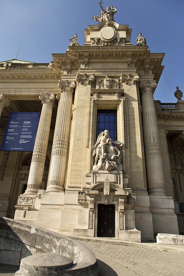 Le Grand Palais One Entrance Detail Photograph By Hany J Fine Art America