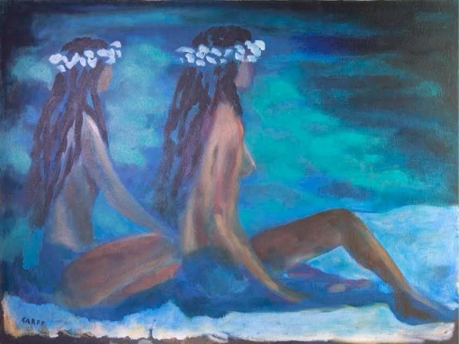 Le Hawaiane  Painting by Enrico Garff