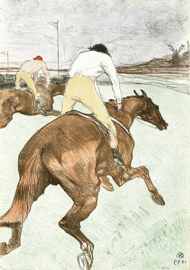 Le Jockey Painting by MotionAge Designs