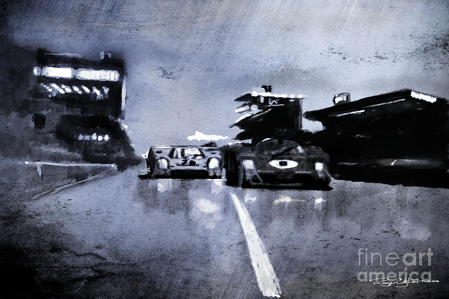 Le Mans Digital Art by Roger Lighterness