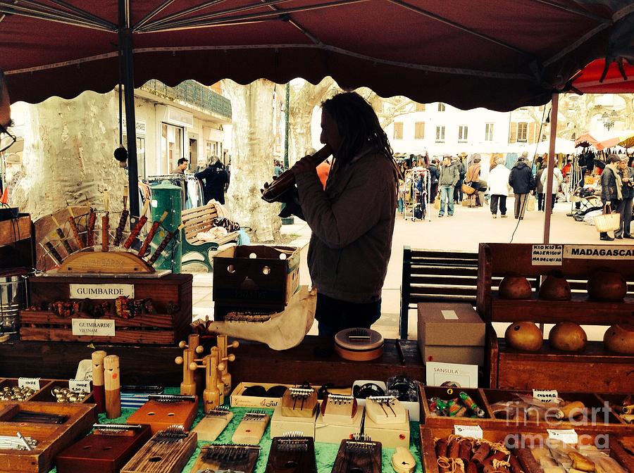 Music Photograph - The Marketplace by France  Art