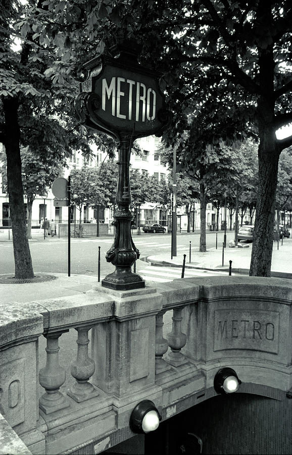 Paris Photograph - Le Metro by Kathy Yates