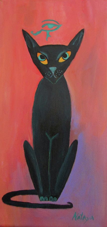 Le Mew Painting by Nataya Crow
