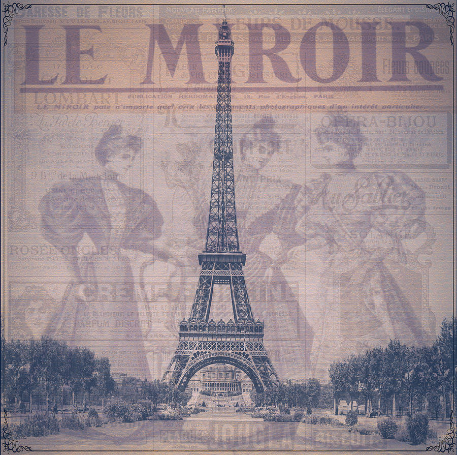Le Miroir - Paris Photograph by Bill Cannon