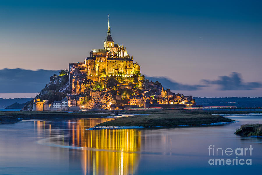 Le Mont Saint Michel Photograph by JR Photography