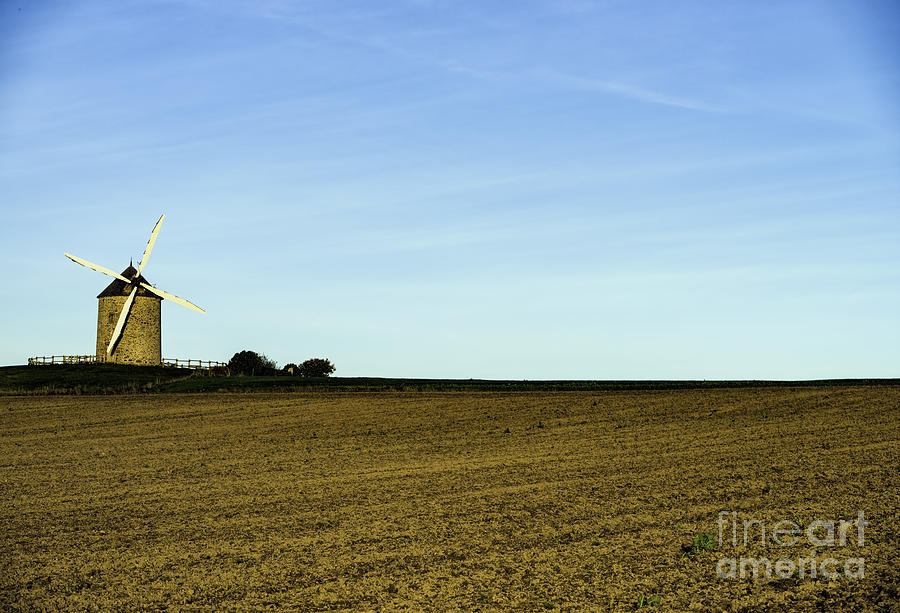 Le moulin a vent Photograph by PatriZio M Busnel