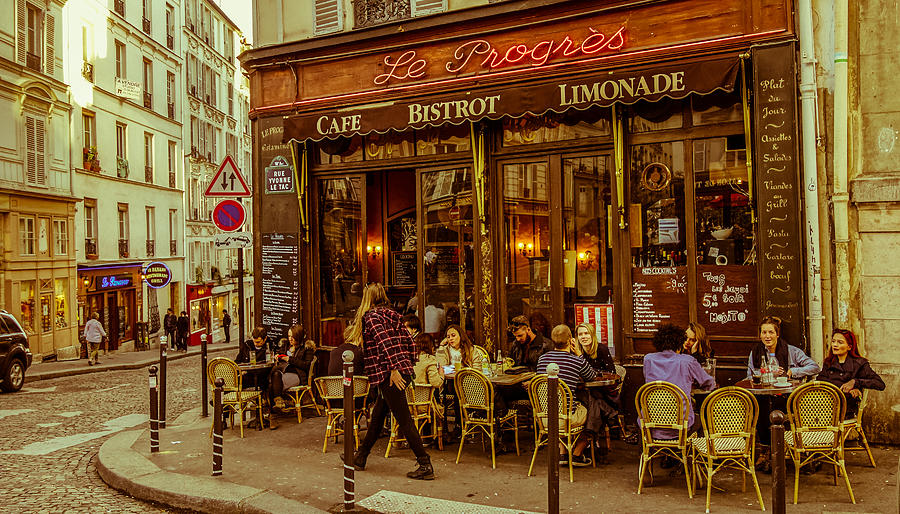 Le Paris Sepia Photograph by Matthew Bamberg