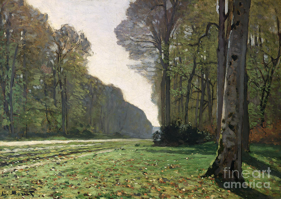 The Painting - Le Pave de Chailly by Claude Monet