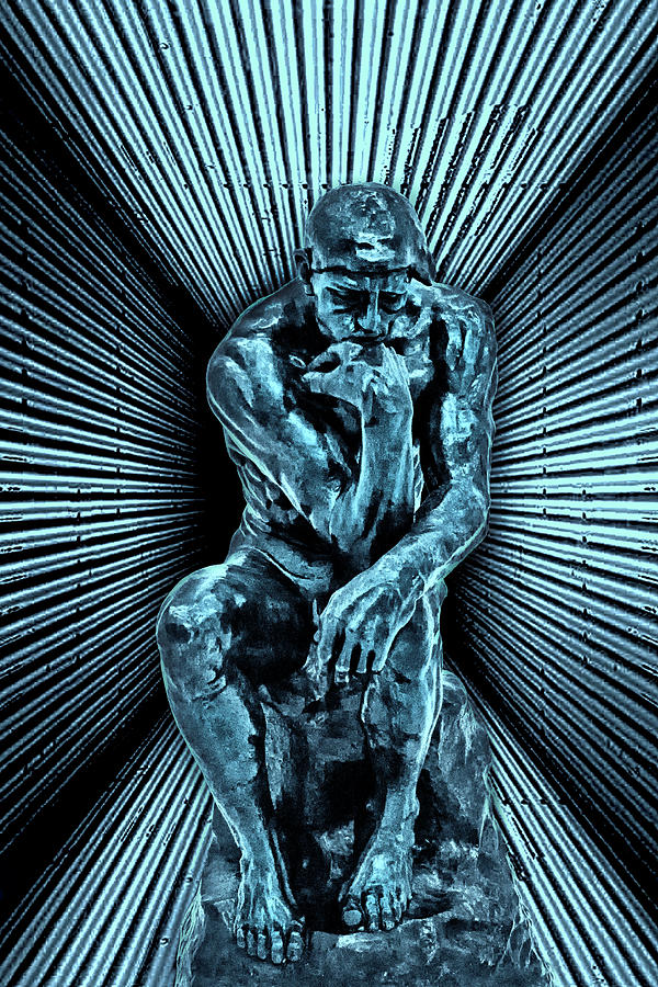 Le Penseur By Rodin Digital Art Photograph By Totto Ponce