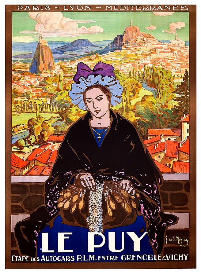 Le Puy en Velay, France, Paris Lyon Mediterranean Painting by Long Shot