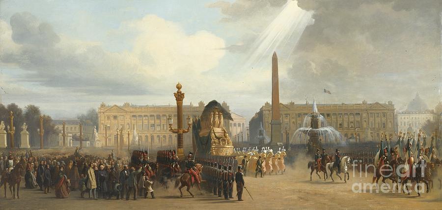 Le Retour Des Cendres De Napoleon  Painting by MotionAge Designs