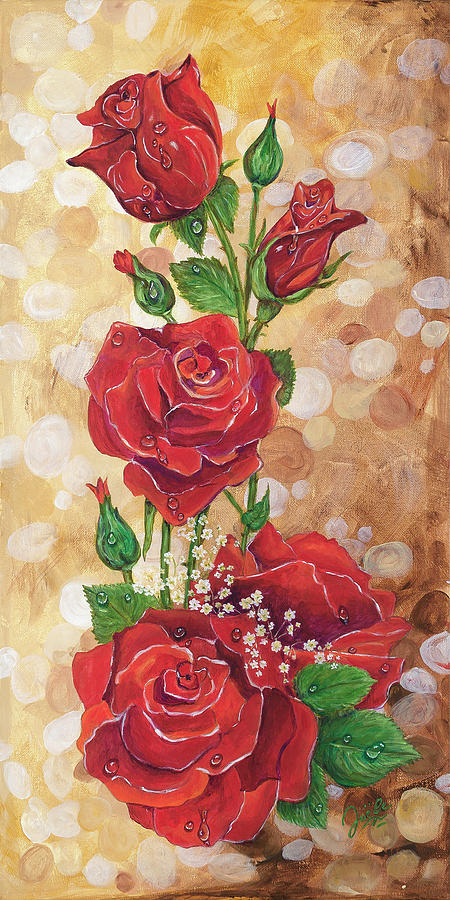 Le Temps des Roses Painting by Joele Robinson | Fine Art America