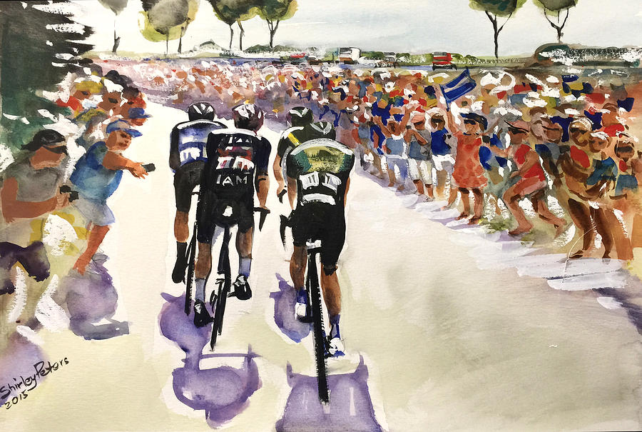 Le Tour Near the Coast Painting by Shirley Peters