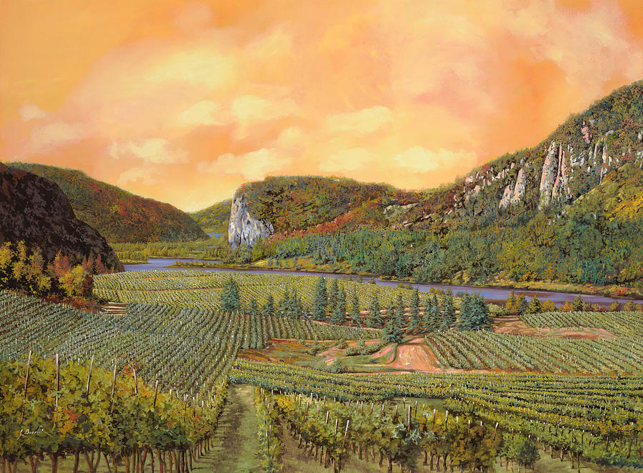 Vineyard Painting - Le Vigne Nel 2010 by Guido Borelli