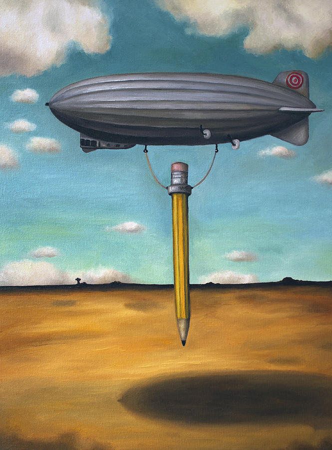 Lead Zeppelin Painting by Leah Saulnier The Painting Maniac
