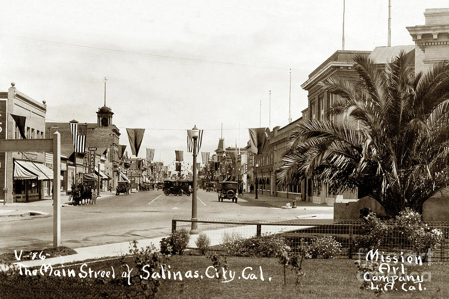 Leader Bakery, Main Street Salinas, City, Cal. Circa 1918 Photograph By ...