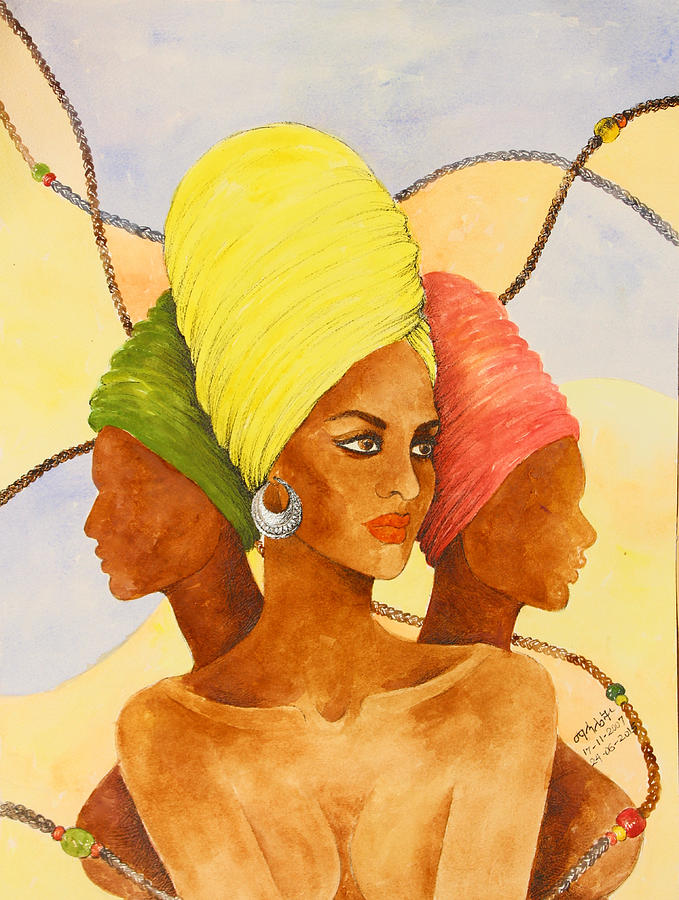 Leader of Three Painting by Mahlet