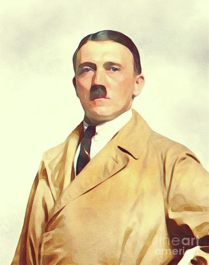Leaders Of World War Two, Adolf Hitler Painting by Esoterica Art Agency