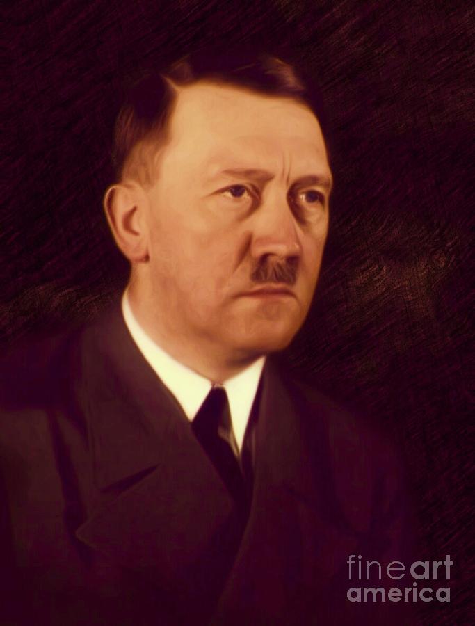 Leaders Of World War Two Series - Adolf Hitler Painting by Esoterica ...