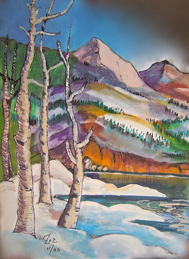 Mountain Painting - Leadville by Zoe Vigil