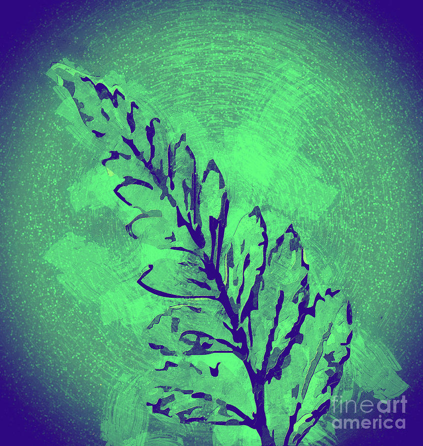 Leaf Painting  Digital Art by Amir Faysal