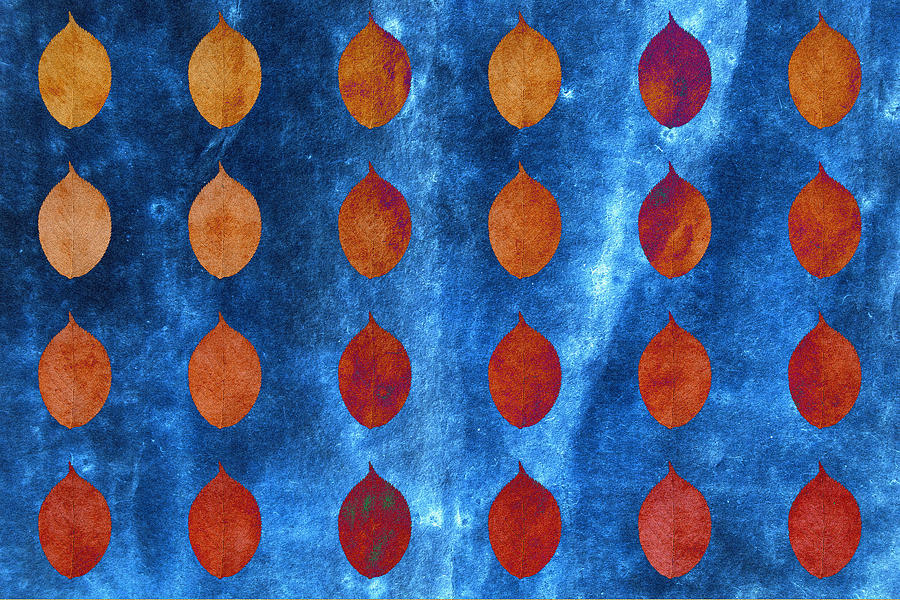 Leaf texture Digital Art by Sumit Mehndiratta