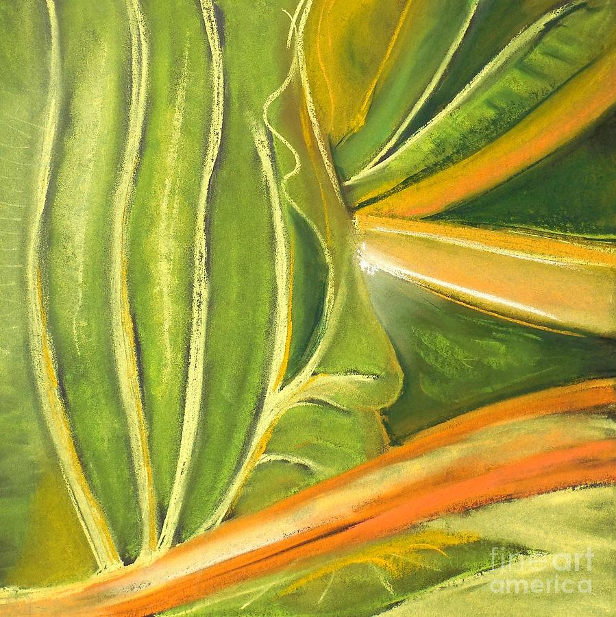 Leafy Greens Pastel by Valerie Reeves