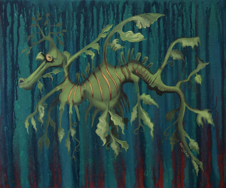 Leafy Sea Dragon Painting by Kelly King