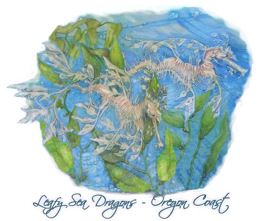 Leafy Sea Dragons Painting By Kara Skye