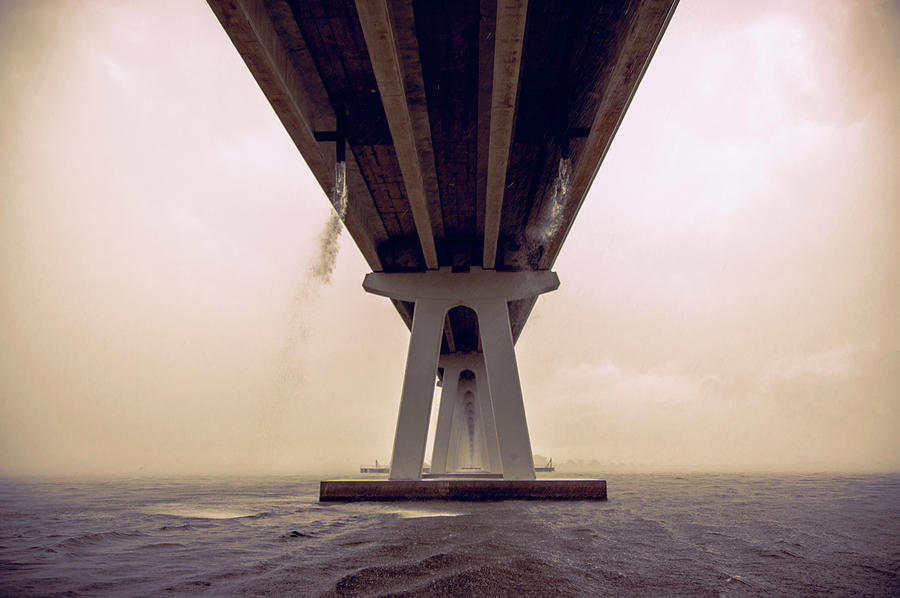 Architecture Photograph - Leaking Bridge by Michael Frizzell