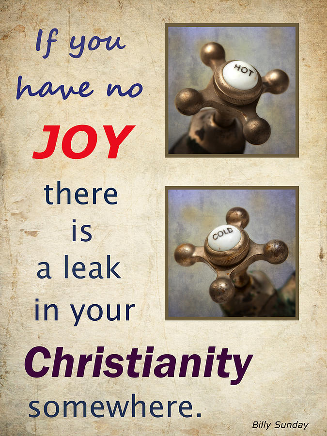 Leaky Christianity Photograph by David and Carol Kelly