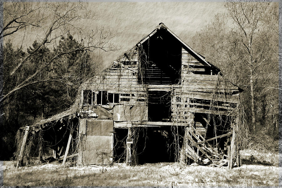 Leaning Barn Photograph by Wayne Archer | Fine Art America