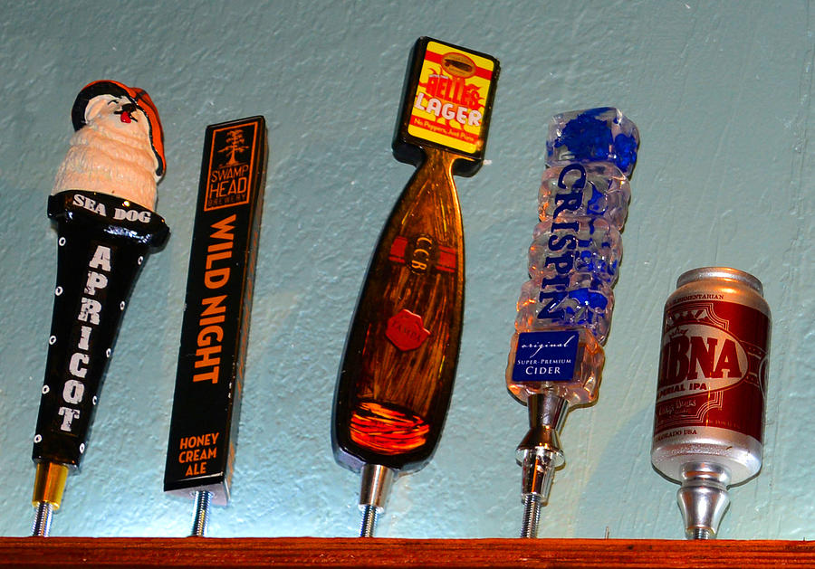 Tipsy beer taps Photograph by David Lee Thompson