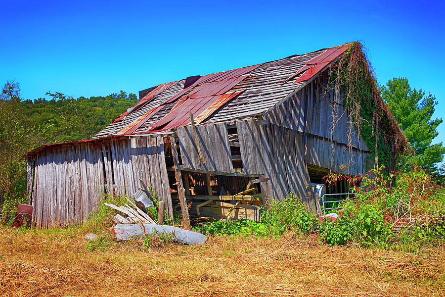 Leaning Tennessee Barn Photograph by Chris Smith