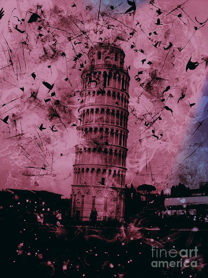 Leaning Tower of Pisa 16 Digital Art by Marina McLain