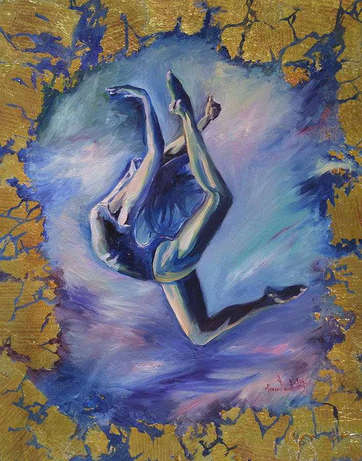 Leap of Faith Painting by Ksenia VanderHoff