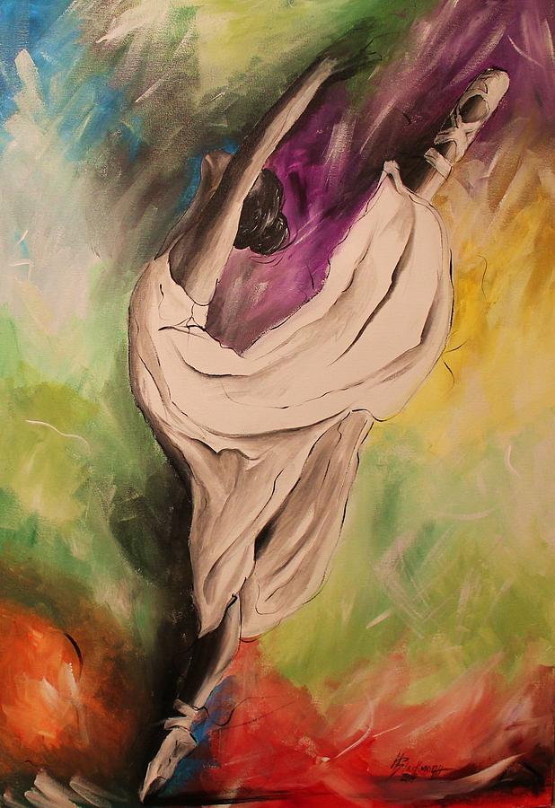 Dancer Painting - Leap Of Joy by Henry Blackmon Dancer Painting - Leap Of Joy by Henry Blackmon