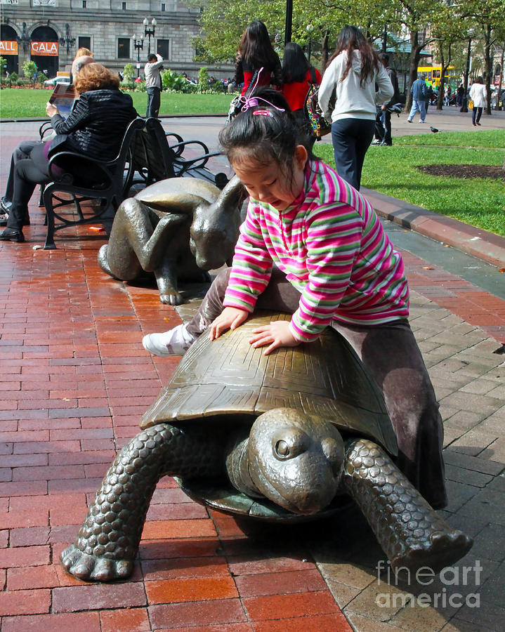 Leapfrog With Tortoise And Hare Photograph