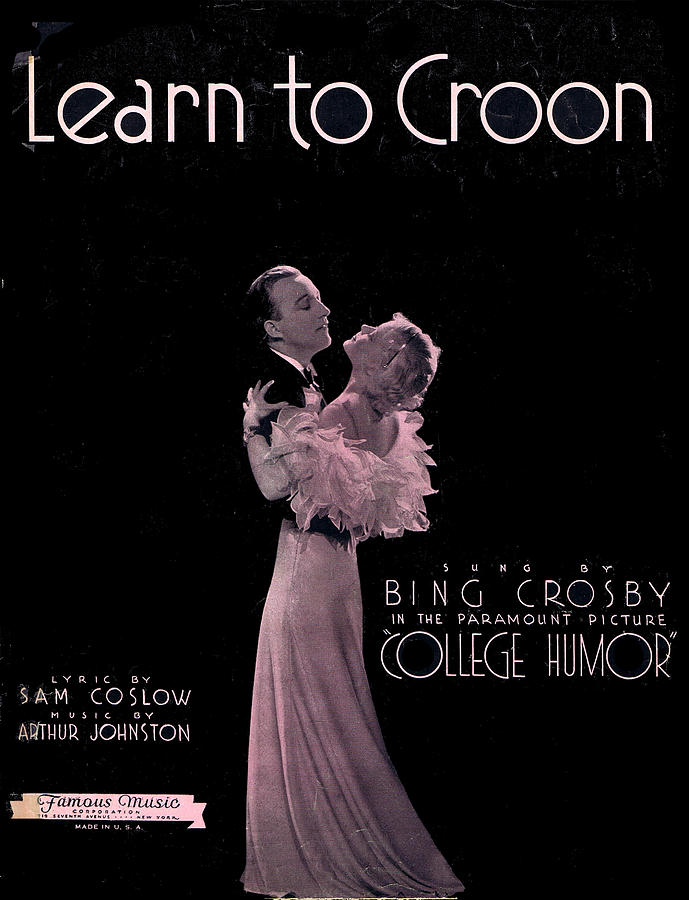 Vintage Photograph - Learn to Croon by Mel Thompson