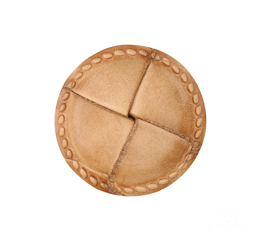 Leather button Photograph by Michal Boubin