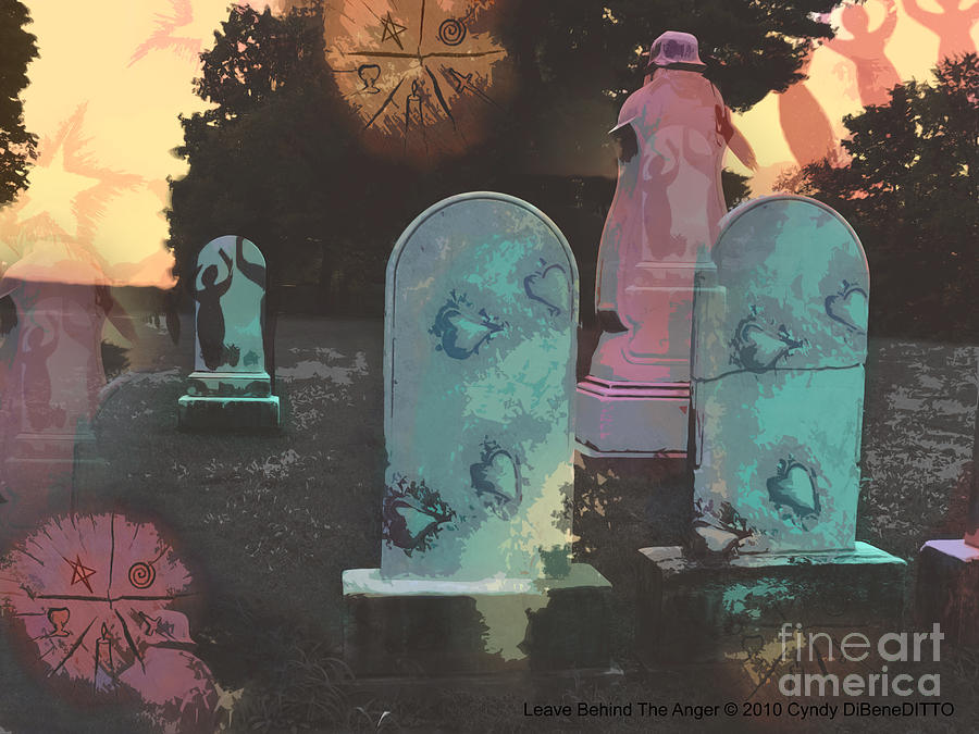 Fantasy Digital Art - Leave Behind The Anger by Cyndy DiBeneDitto