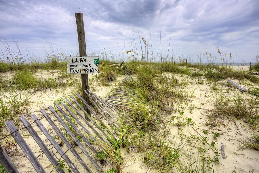 Leave Only Your Footprints Photograph by JC Findley