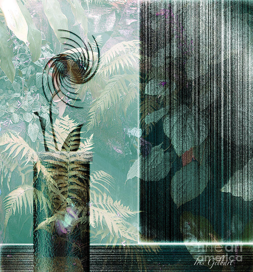 Leaves 3 Digital Art by Iris Gelbart