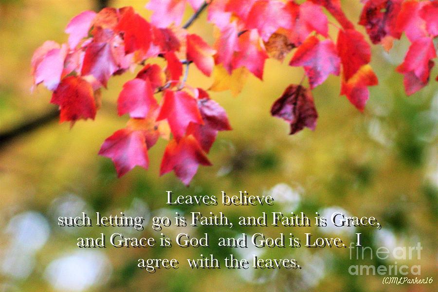 Leaves Believe Mixed Media
