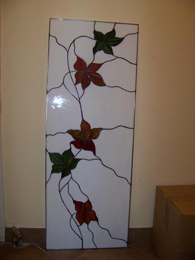 Leaves Glass Art by Justyna Pastuszka